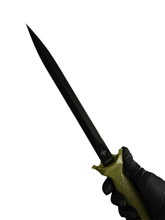 Ніж кортик туристичний 2-2291 сталь D2 KN1140 Ніж із міцним клинком