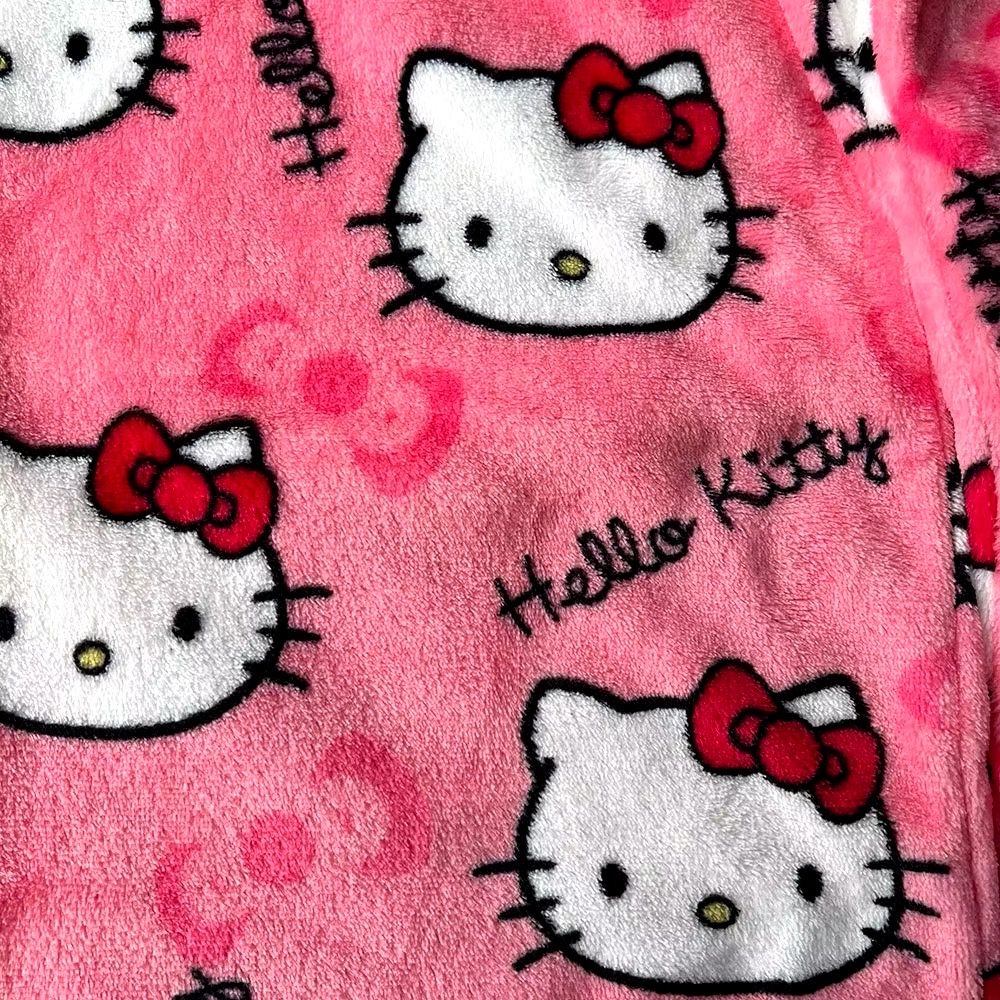 Плюшеві/піжамні штани/штаны Hello Kitty/хелоу кітті/рожеві/розовые