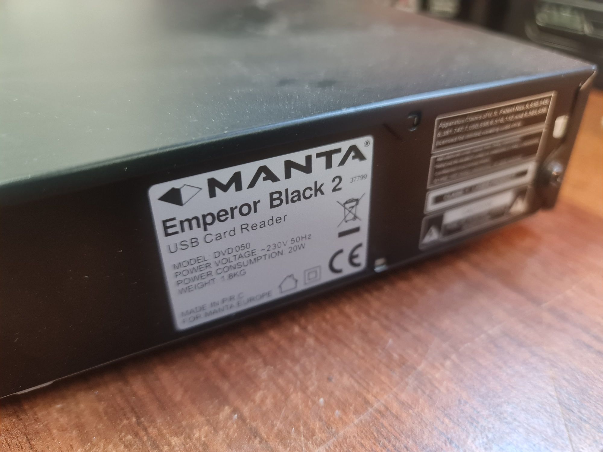 Dvd Manta emperor black 2