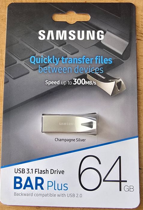 Pendrive Samsung Bar Plus USB 3.1 Flash Drive 64GB szybki nowy