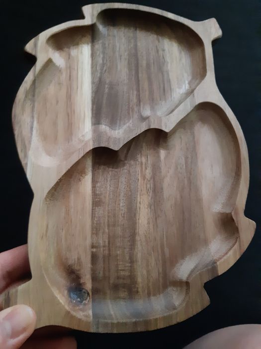 Tacka podkładka Nowa na biżuterię drzewo akacjowe