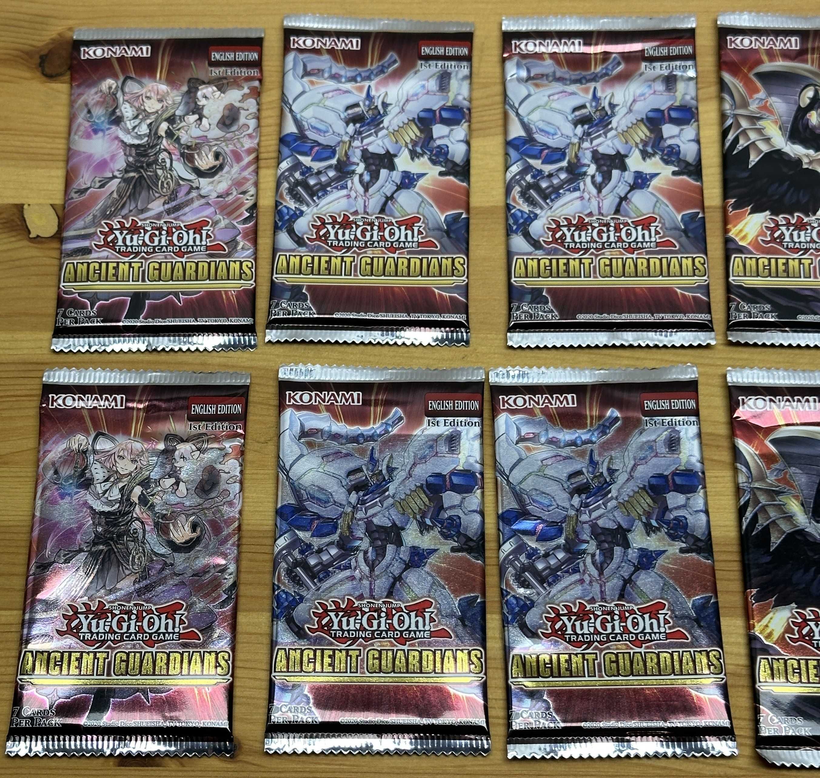 10x Yu-Gi-Oh! Trading Card Game Ancient Guardians 1st Edition Booster