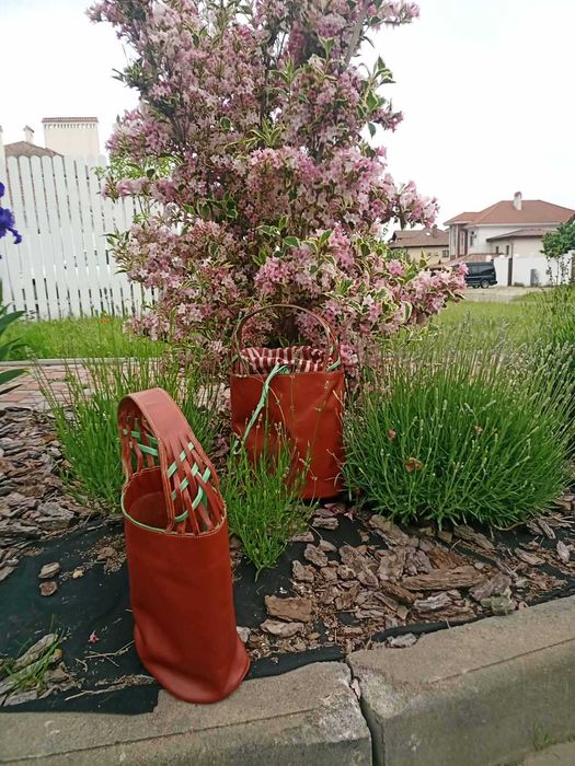 итальянская сумка, тоут, красная, эксклюзив