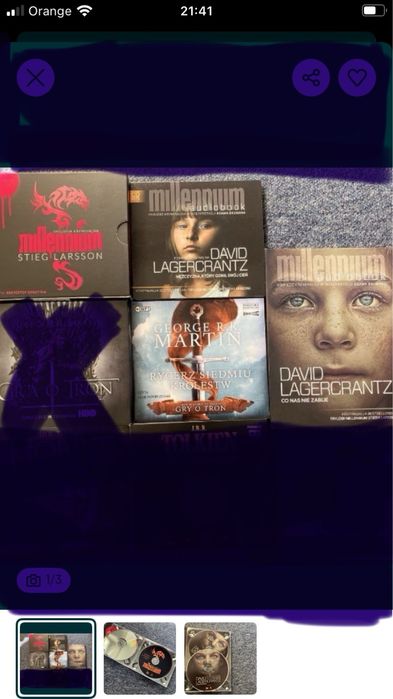 Millenium, Rycerz siedmiu królestw, Mężczyzna…- Audiobooki 4 tytuły