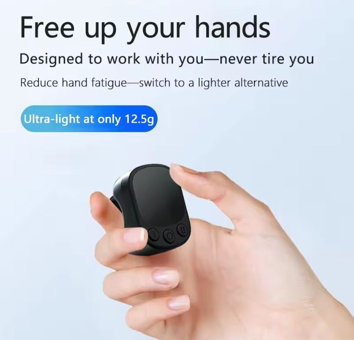 Безпровідна блютуз мишка у формі кільця touch mouse j09