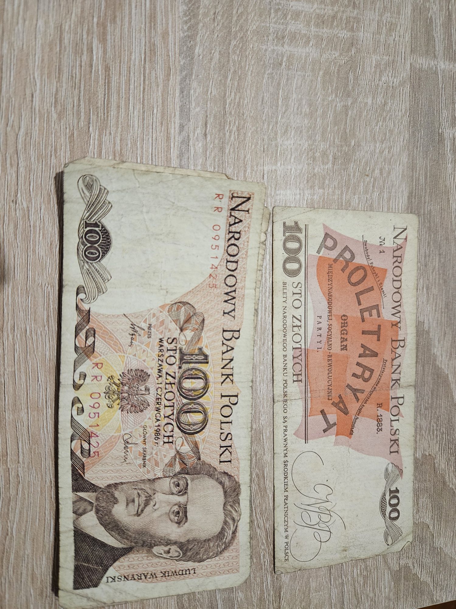 Stare banknoty rok 82, 86, 88. Łącznie 6 100zl