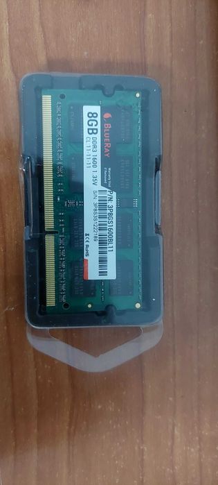 Memoria P/ Portatil 8GB Blueray DDR3 1600 (SODIMM)