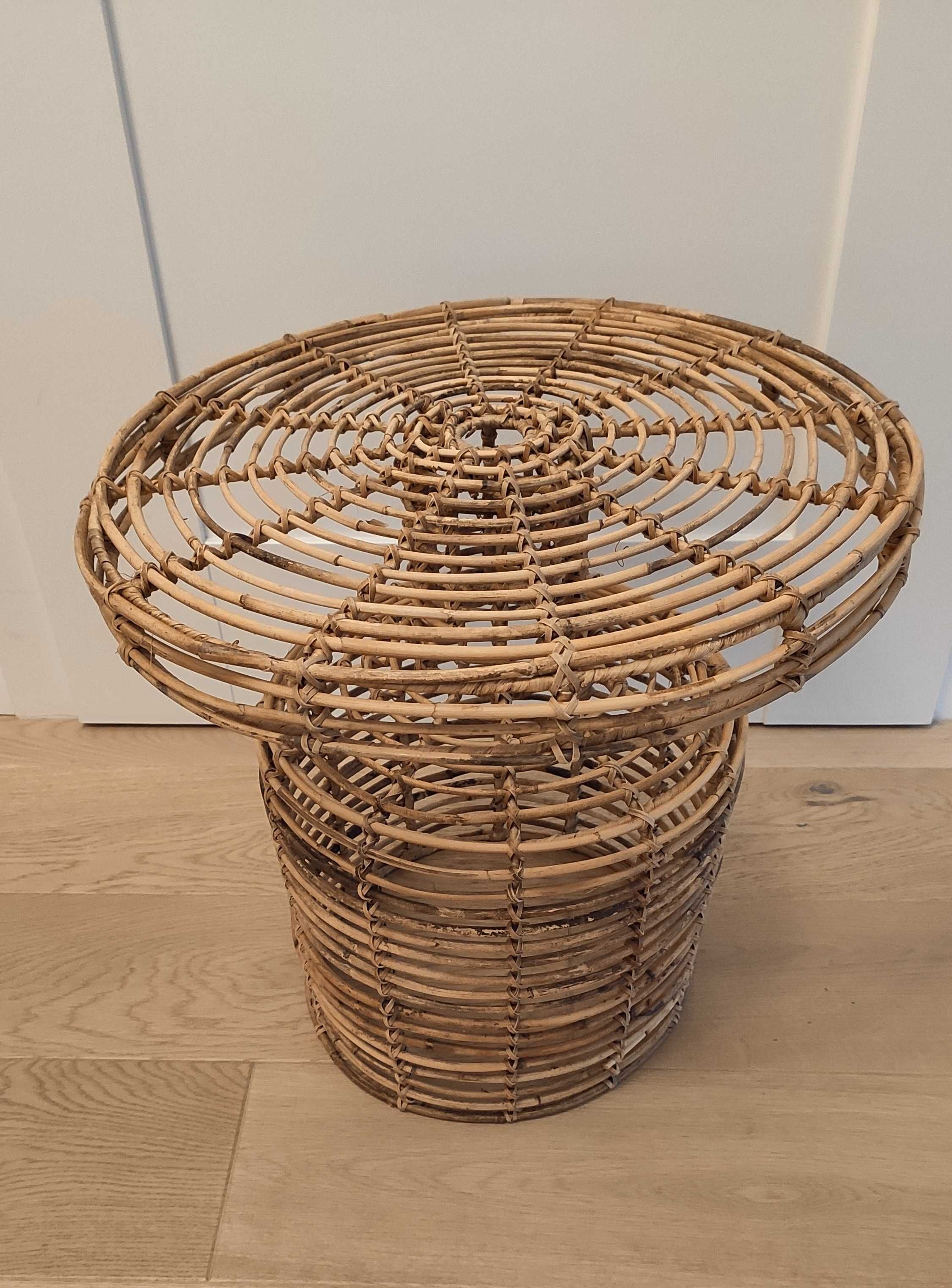 DKD Home decor stolik naturalny rattan boho