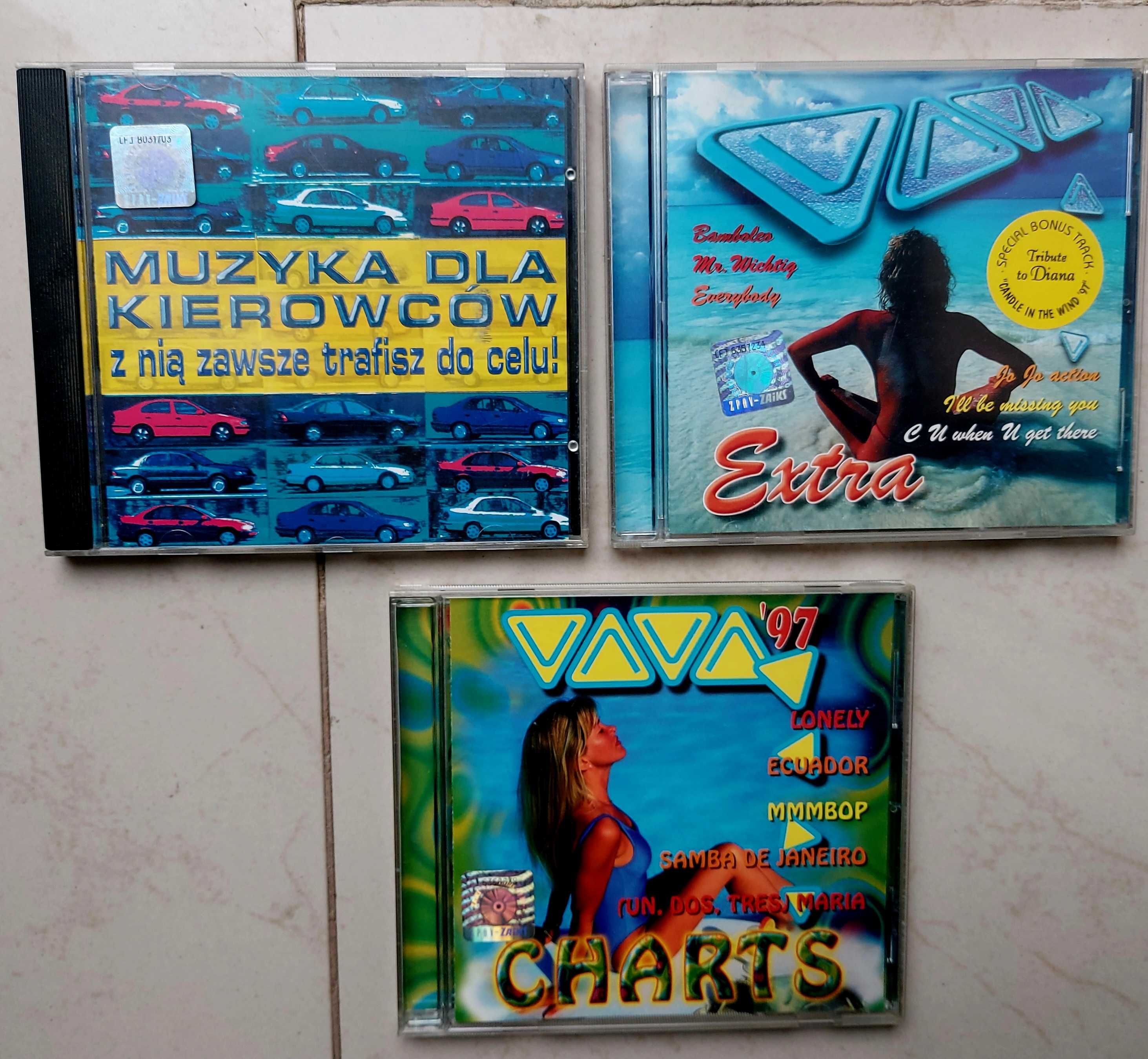 3 CD Viva Charts + Muzyka dla kierowców / dance pop euro