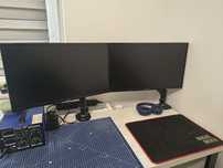 2 monitory Acer EK240Y + uchwyt North Bayou NB H80