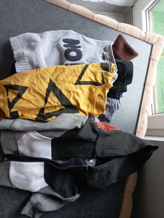 Chłopiec spodnie bluza bluzy 80