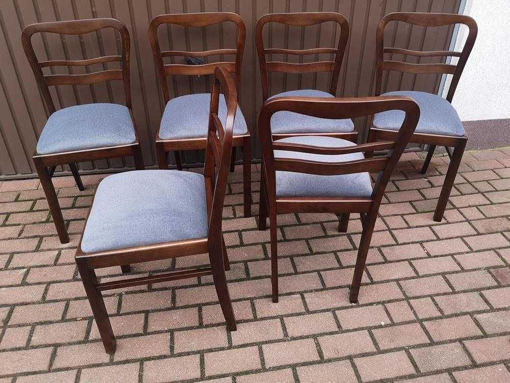 Krzesła ART-DECO Stare Antyk Komplet 6 Sztuk Po Renowacji Okazja.
