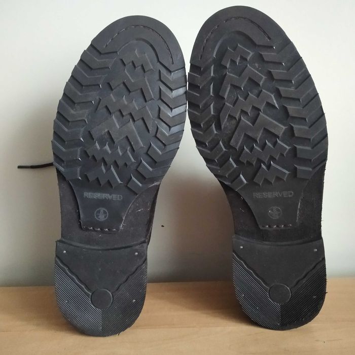 Buty męskie RESERVED skóra nubuk roz.eu-42
