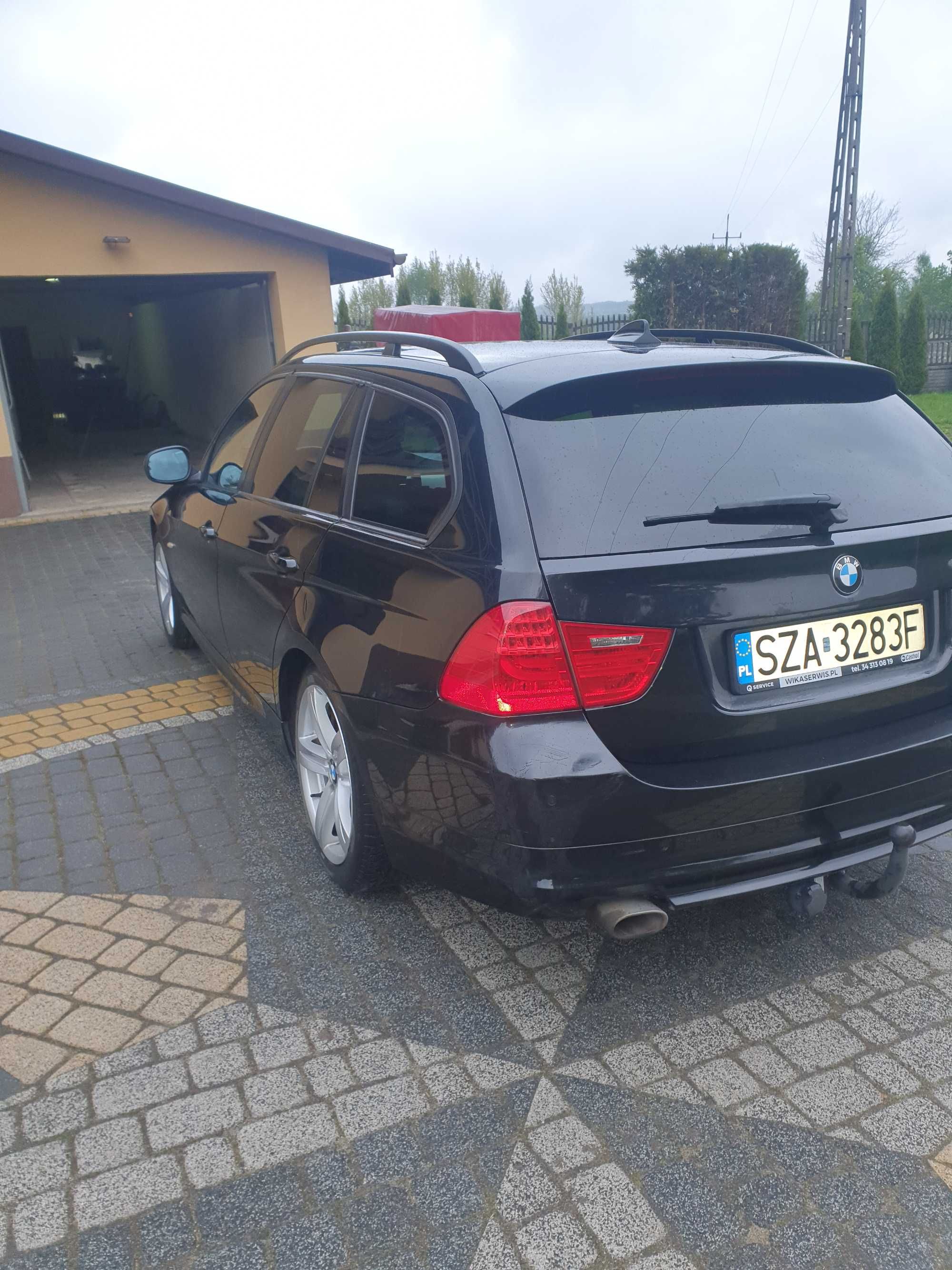 BMW e91 320d 177KM Sportowe fotele czarna podsufitka LIFT