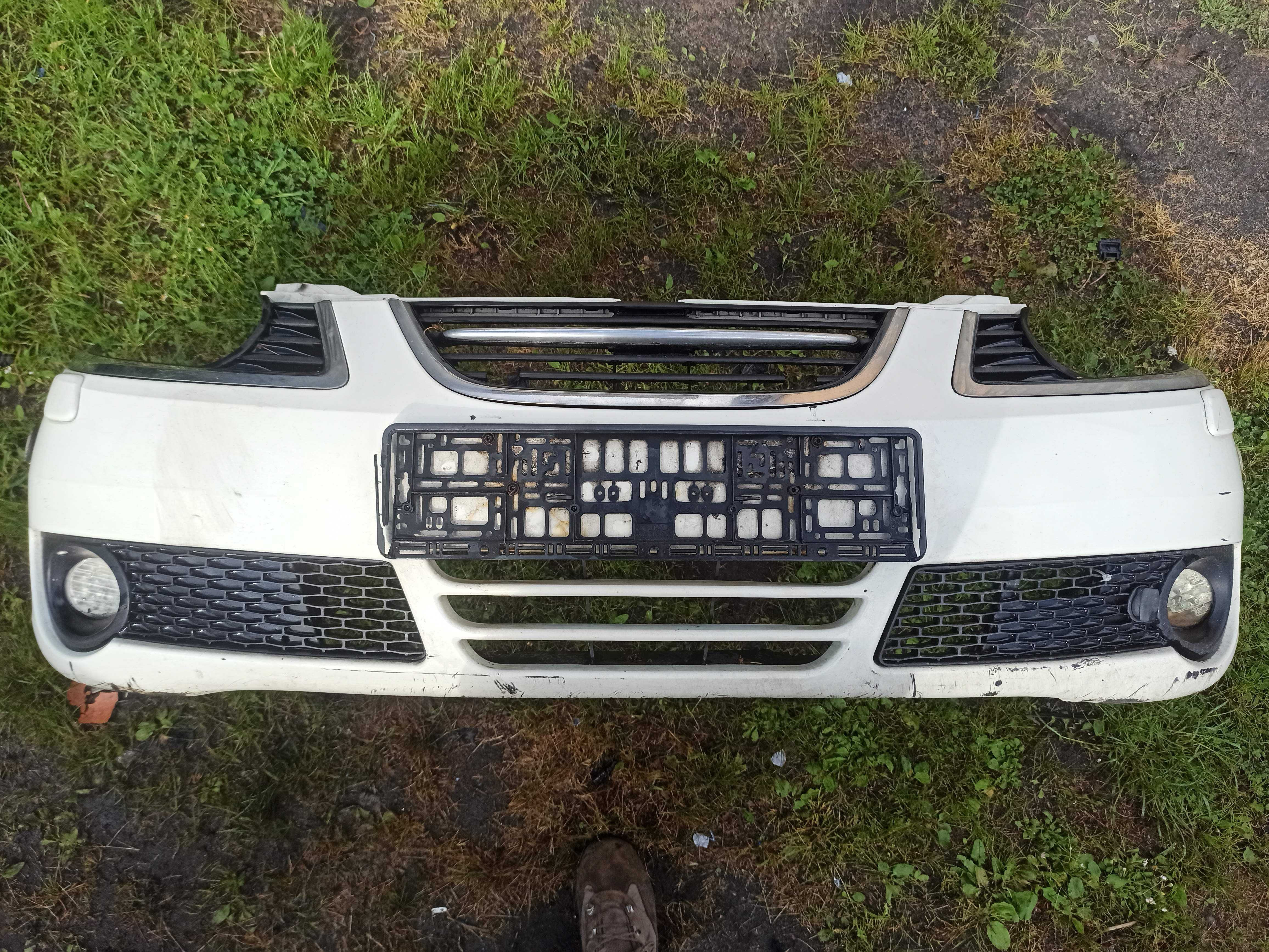 Zderzak Przód SAAB 9-5 05-09.r LIFT Xenon Halogeny grill kpl