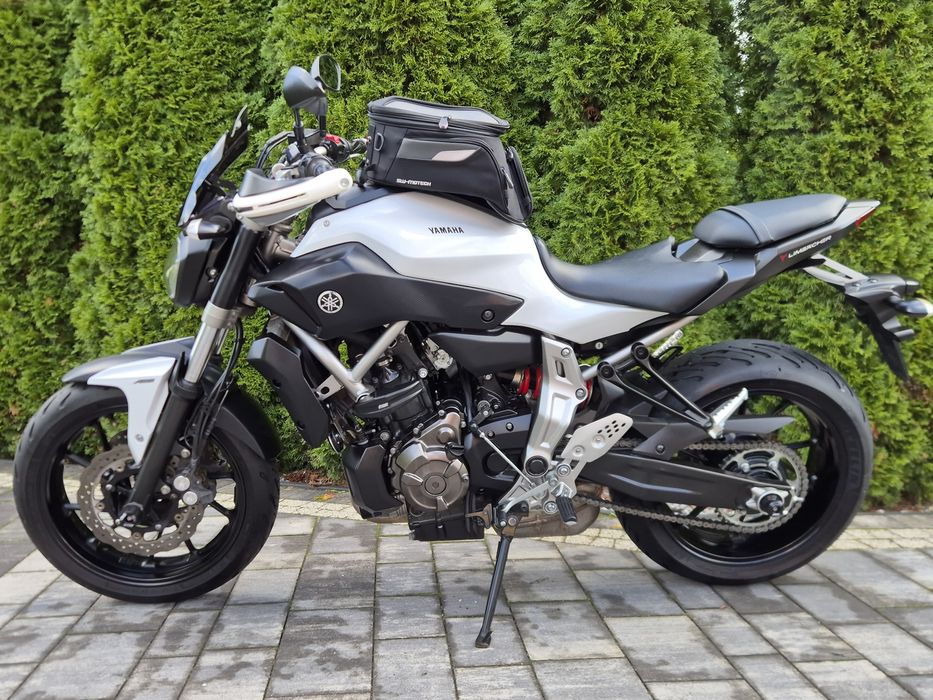 Yamaha MT 07 ABS JAK Nowa 12500km ks serw. Tuv, DODATKI kat A 09 600