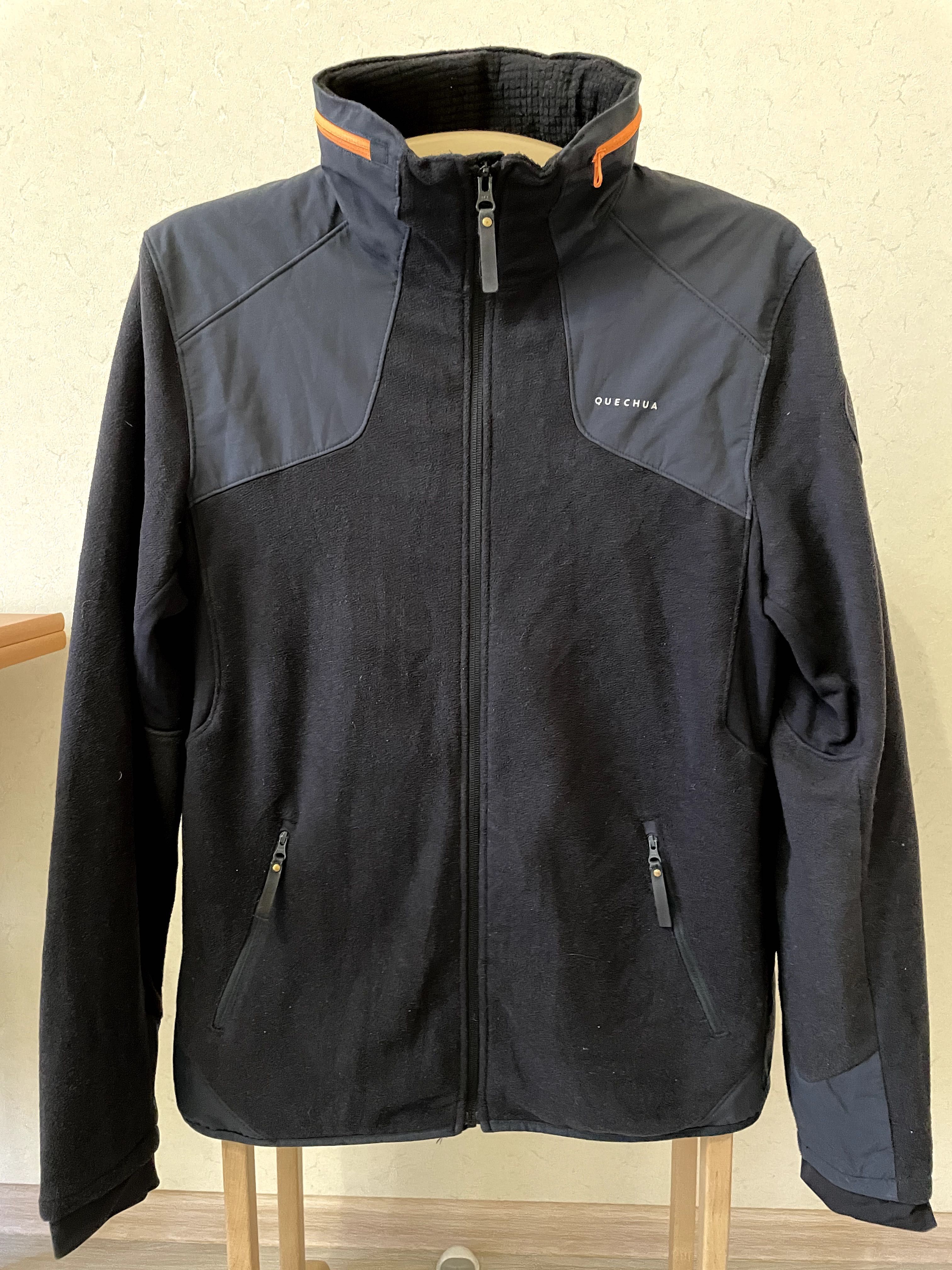 Кофта флис  Men's Warm Hiking Fleece Jacket SH500 для туризма XL