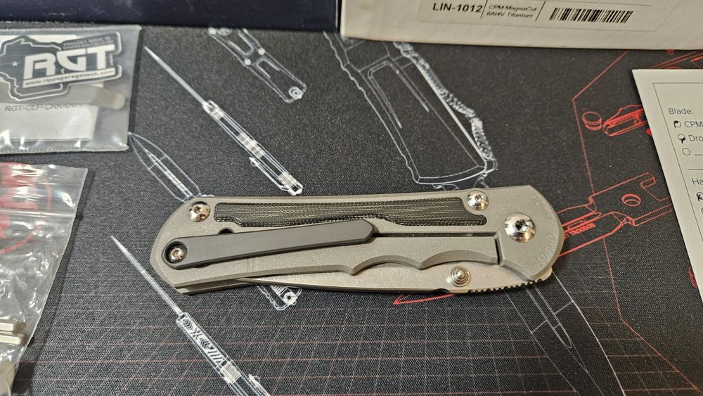 Nóż Chris Reeve Knives Large Inkosi Black Micarta Magnacut