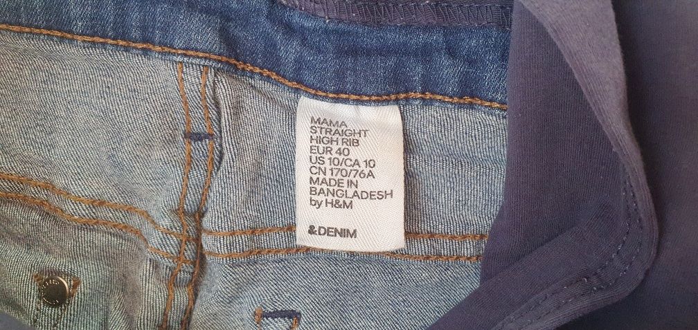 Spodnie ciążowe jeans L/40 H&M