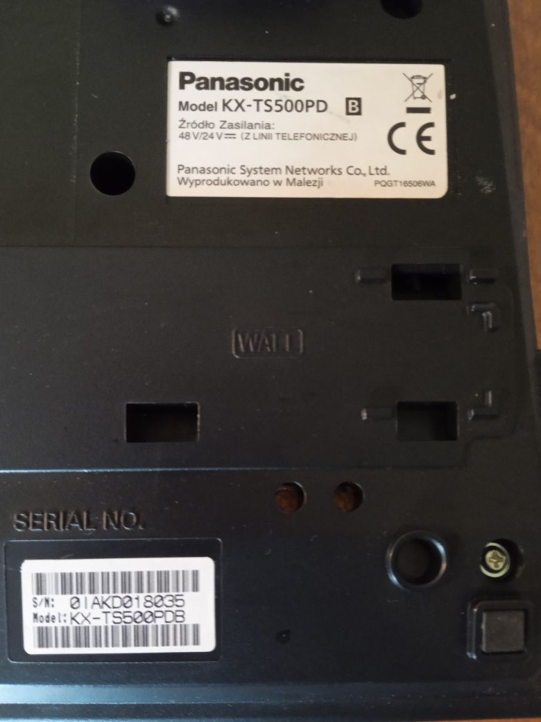 Telefon tarczowy stacjonarny Panasonic