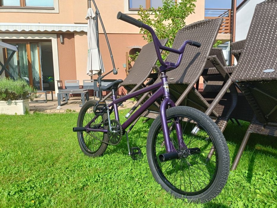 Rower BMX fioletowy