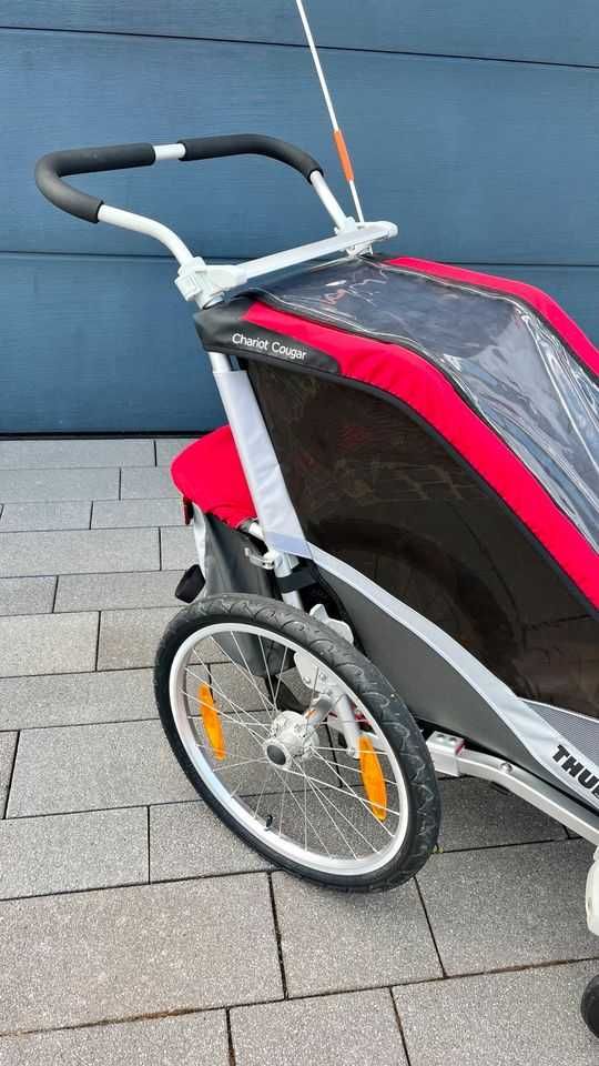 Thule Chariot Cougar 1 jogging przyczepka SUPER STAN