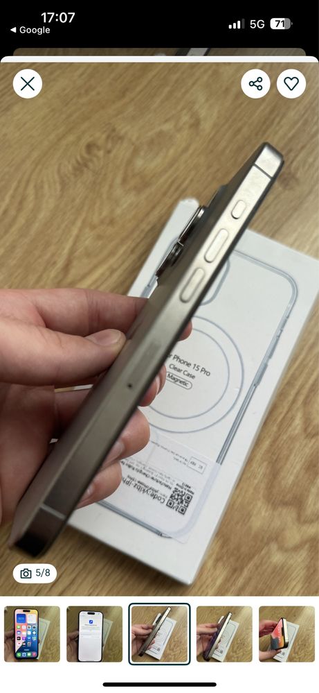 Vendo Iphone 15 Pro rigorosamente novo
