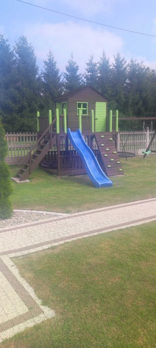 Drewniany Plac zabaw