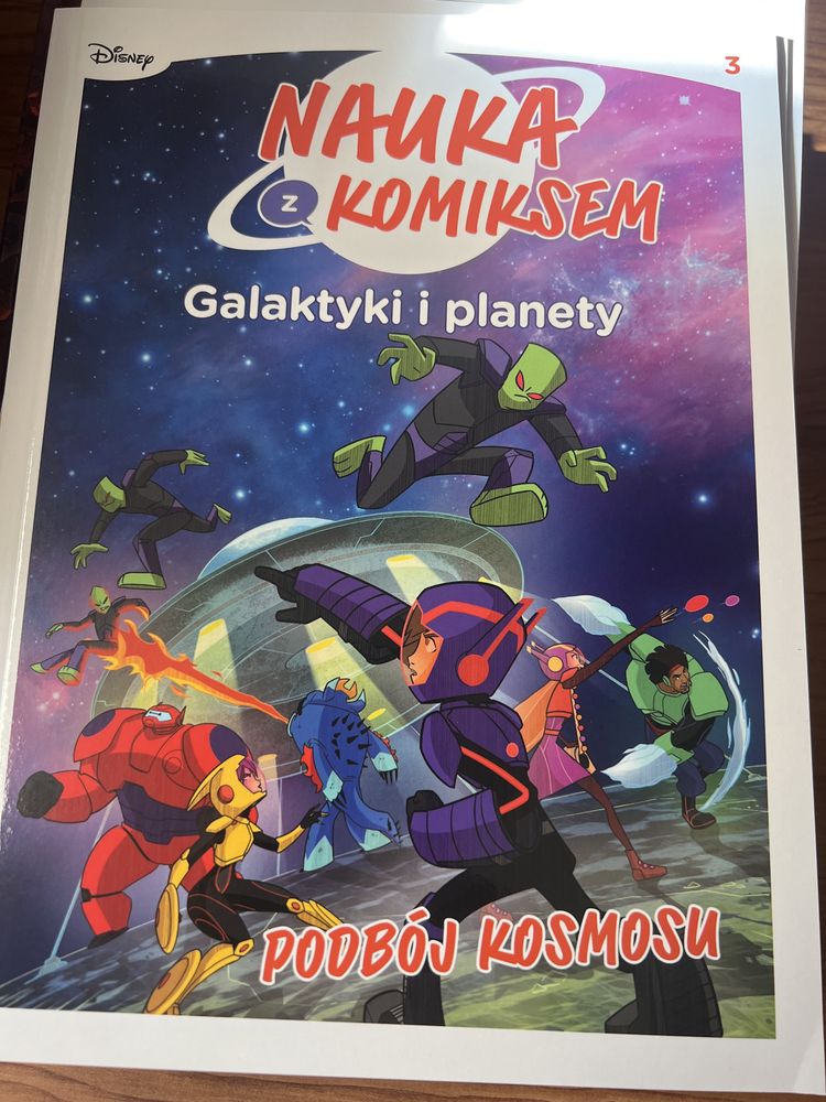 Nauka z komiksem Galaktyki i planety Podbój kosmosu