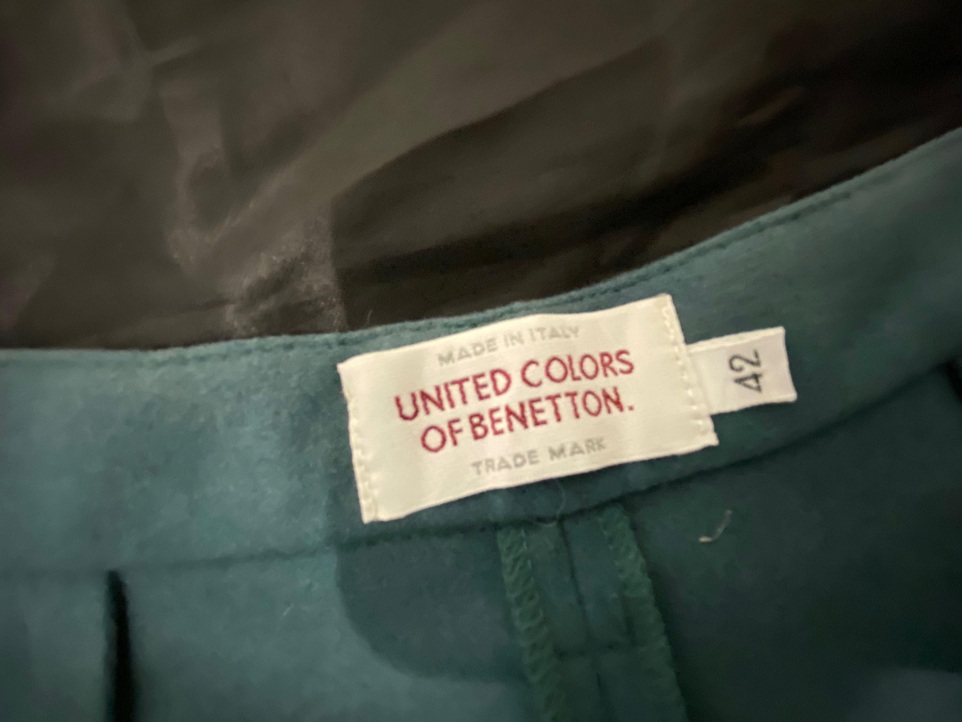 szorty damskie united colors of benetton 75% wełna 25% poliamid