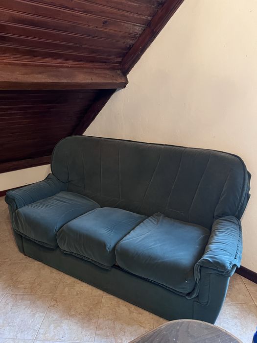 Conjunto 3 sofas com funda removivel