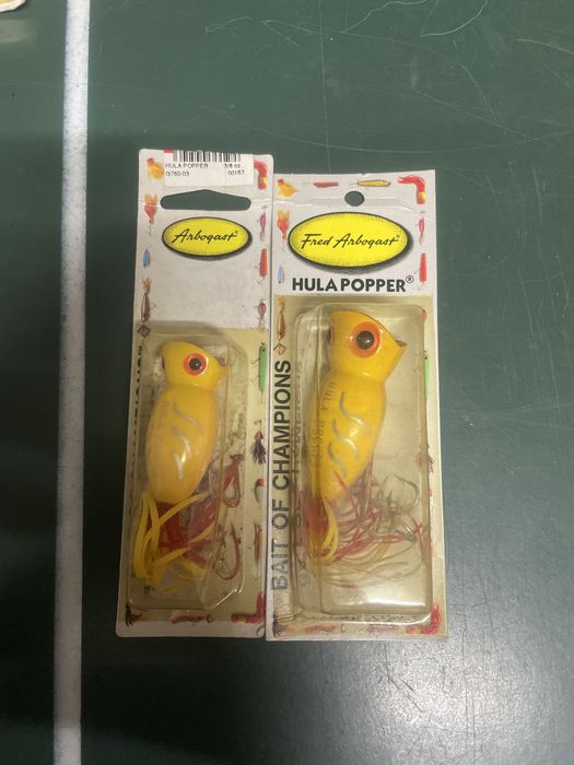 Amostras de pesca marca fred arbogast