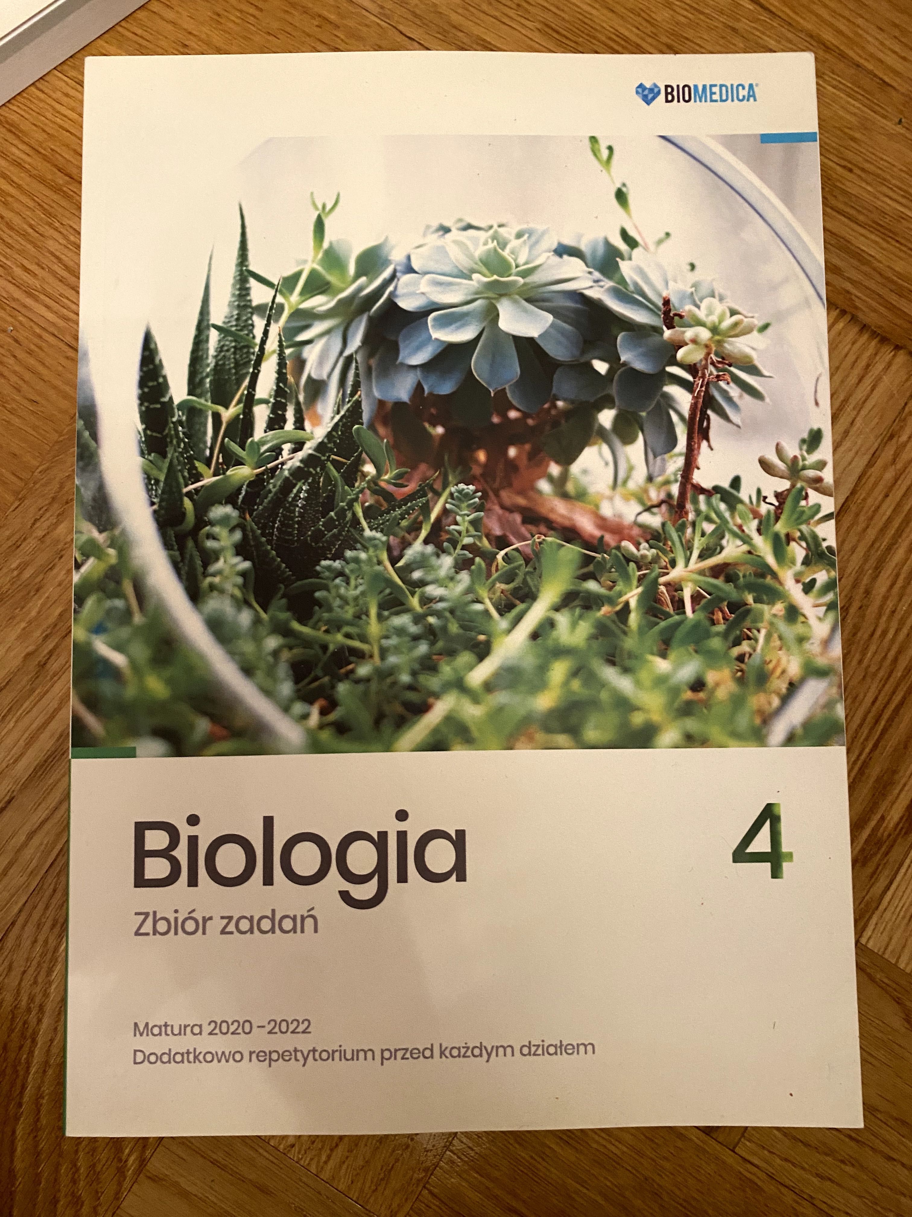 Biologia części 2, 3 i 4 BIOMEDICA Matura 2020 - 2022 Zbiór zadań