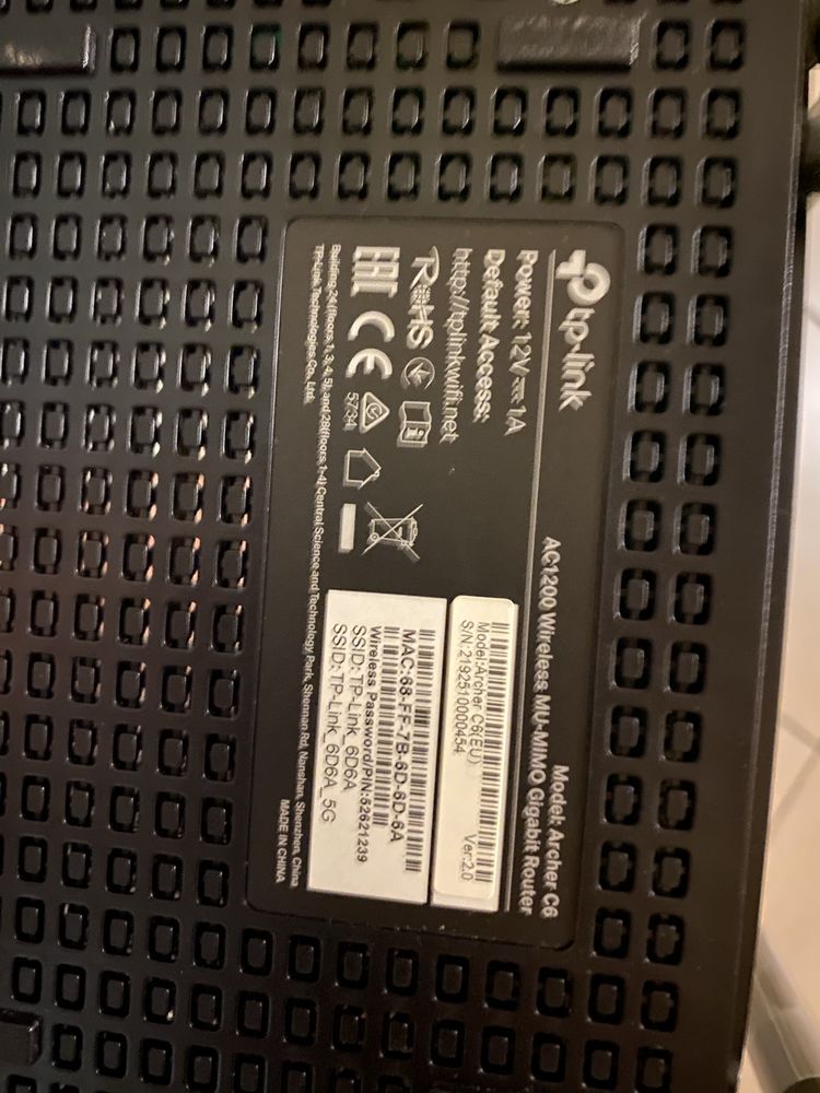 Router TP-Link C6 AC1200