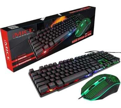 Игровой набор клавиатура и мышка Gaming G21B с подсветкой