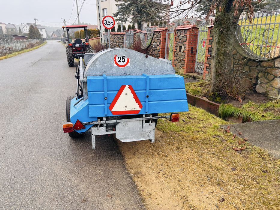 Rozrzurnik gorski boczny sadowniczy do mini ciagnika jak nowy