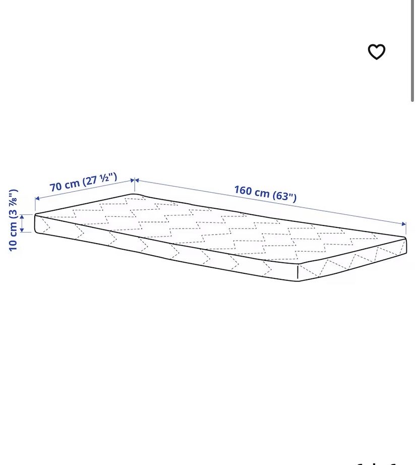 Colchão criança ikea