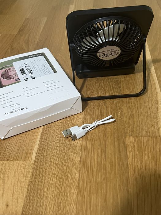 Usb портативний вентилятор на акумуляторі