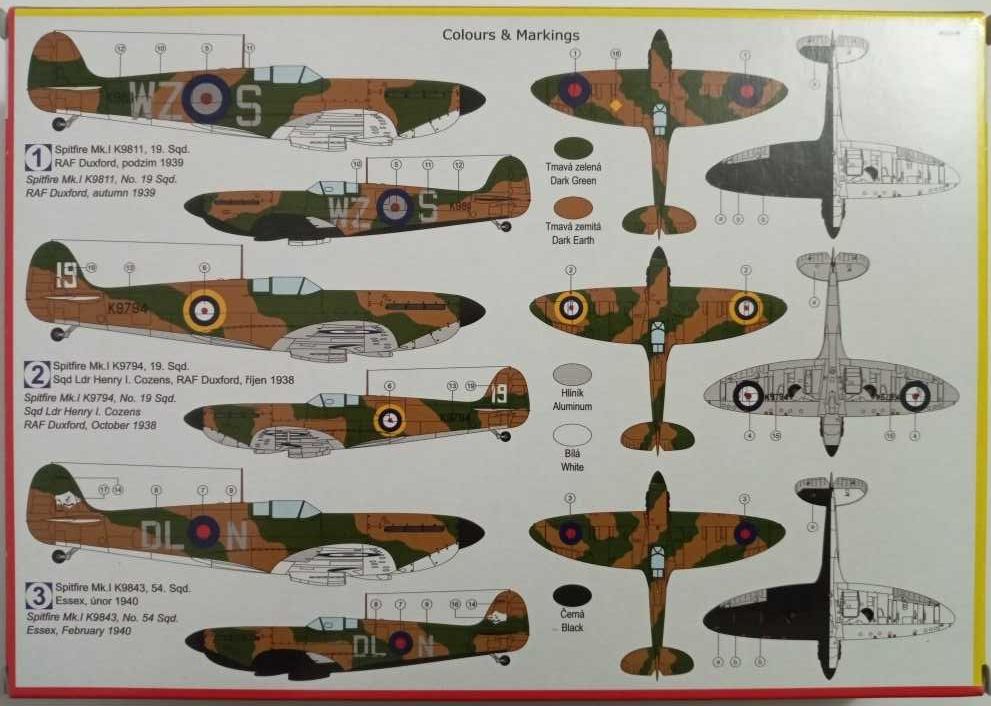 Збірна модель Spitfire Mk.Ia "Wats Prop"