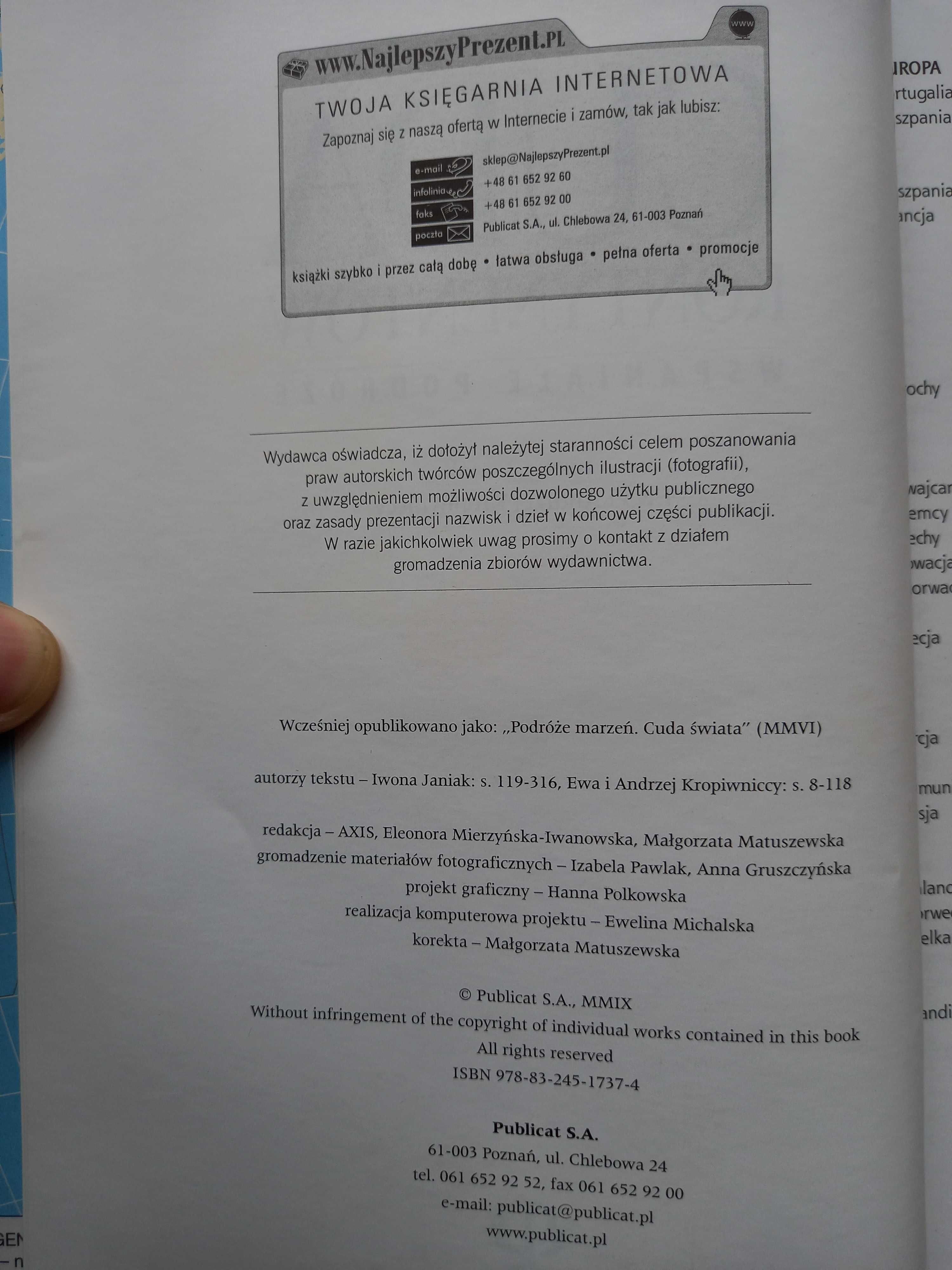 Cuda kontynentów. Wspaniałe podróże - E. i A. Kropiwniccy, I. Janiak