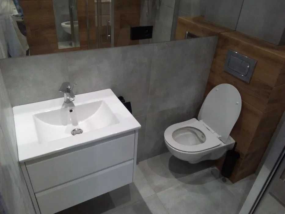 remonty łazienek - kompleksowo gwarancja faktura