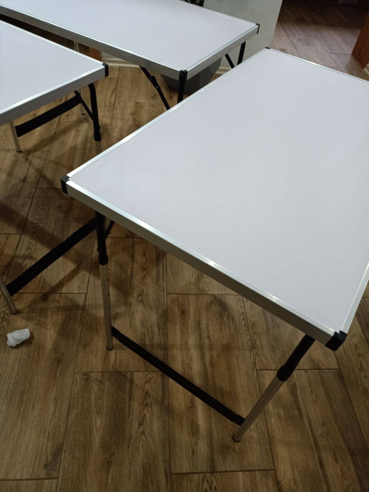 Stół stolik aluminiowy wielofunkcyjny 3 sztuki
