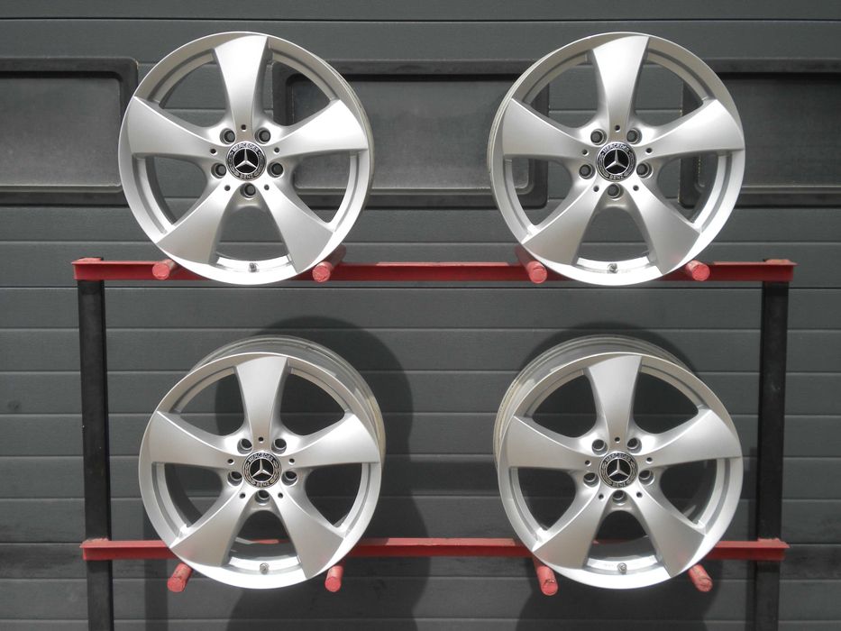 Felgi aluminiowe Borbet 17 5x112 et45 Mercedes W205 z czujnikami TPMS