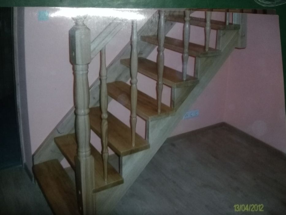 stopnie trepy dąb jesion oraz obkładanie betonu