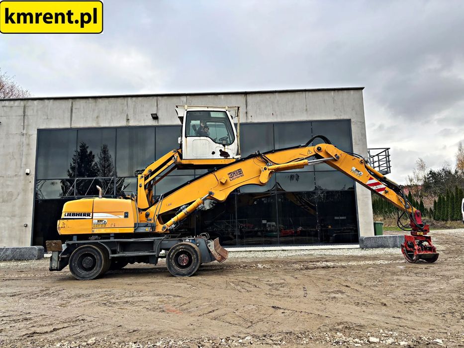 Liebherr A 316 KOPARKA KOŁOWA PRZEŁADUNKOWA DO ZŁOMU I DREWNA 2005R. |900 904 FUCHS 320 340 CAT 314 315