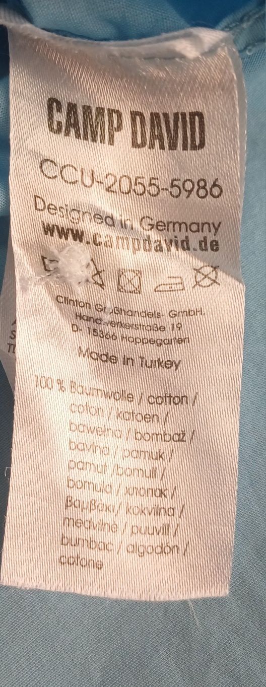 Piękna koszula męska Camp David Germany rozmiar L