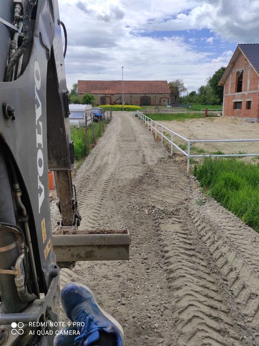 Usługi koparko ładowarka kołowka 18ton Legnica Jawor
