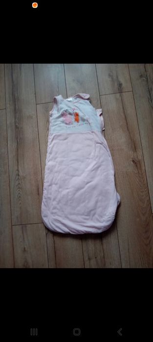 Śpiworek niemowlęcy różowy