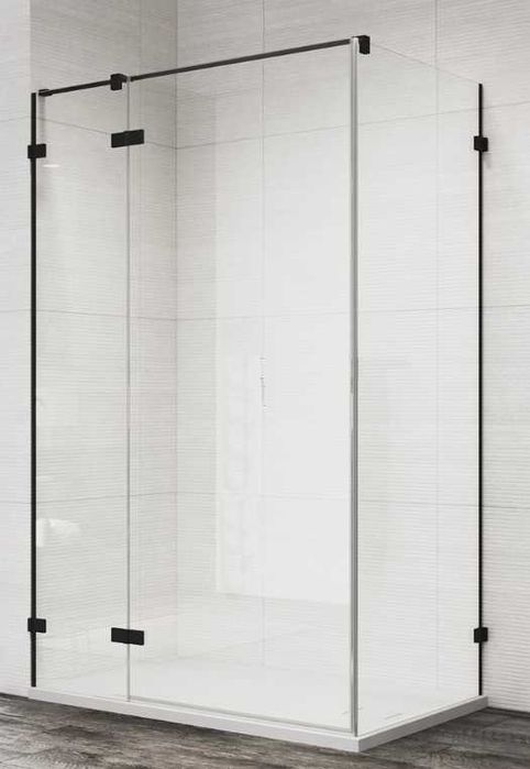 Kabina prysznicowa Ronal ANNEA AN13W+ANTW1 100x100 Black Line