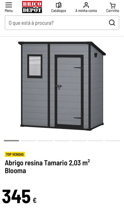 Abrigo resina Tamario 2,03 m² Blooma